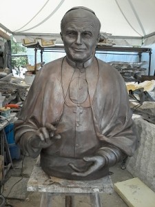 Busto di Papa Giovanni Paolo II