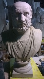 Busto in gesso del Filosofo Platone