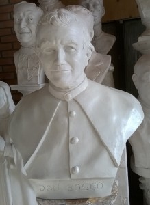 Busto in gesso di Don Bosco