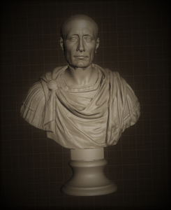 LB 375 Busto Galba Imperatore Romano