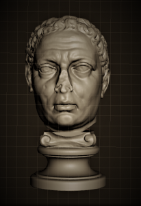 LB 377 Testa Vitellius Imperatore Romano