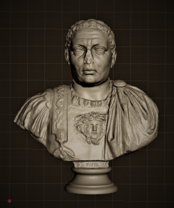 LB 378 Busto Vitellius Imperatore Romano