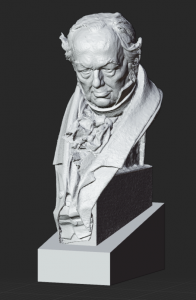 LB 475 Busto di Goya h. cm. 72