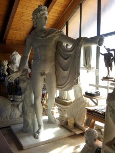 LS301 Statua dell'Apollo del Belvedere h. cm. 260