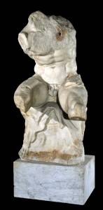 LS 308 Torso del Belvedere h. cm. 160 su plinto h. cm. 40