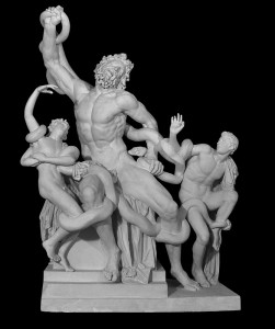 LS 332 Gruppo scultoreo del Laocoonte h. cm. 242