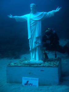 statua Cristo degli abissi