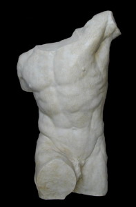 Torso anteriore Gladiatore Borghese