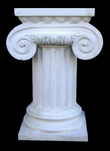 LV 37 Colonna ionica per tavolo