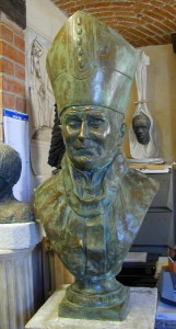Papa Giovanni Paolo II - Front Museo di scultura Front (TO)