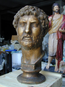 Busto in bronzo LB84BR Adriano Imperatore Romano