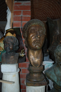 Busto in bronzo LB117BR Costantino Imperatore Romano