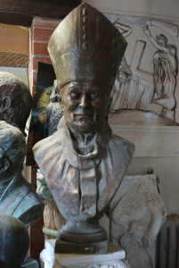 Busto in bronzo LB102BR Papa Giovanni Paolo II